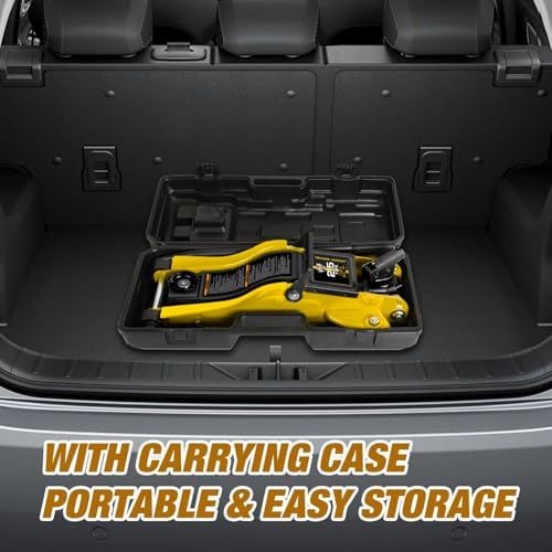 2.5 Ton Trolley Jack with Carrying Case Hydraulic Low Profile Floor Jack for Cars C877326