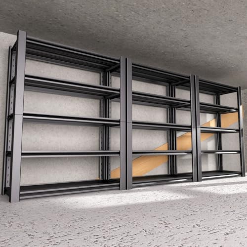 Heavy Duty Garage Shelving Unit, 5-Tier Adjustable Metal Storage Rack Y532