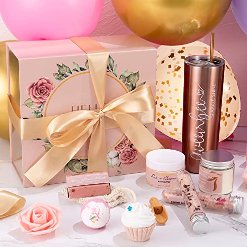 Spa Gift Set Box for Women Birthday Relaxing Pamper Basket C435704