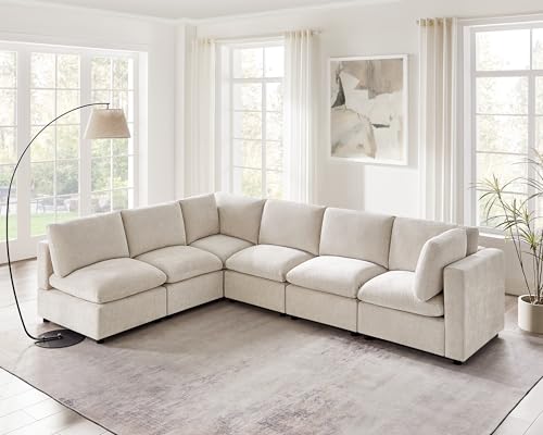 Modular Sectional Sofa with Ottoman for Small Apartments G42700