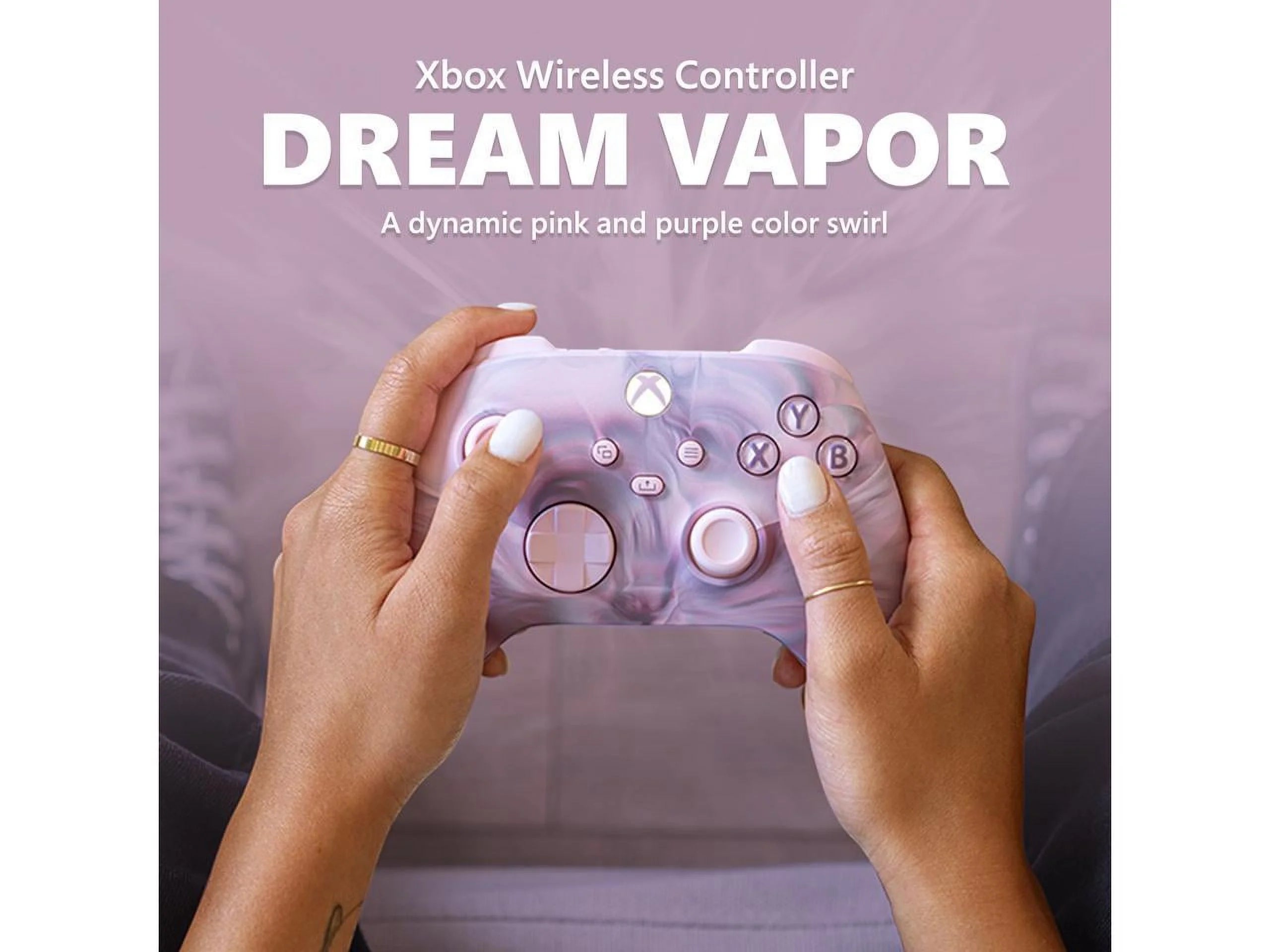 Wireless Controller with Bluetooth, Hybrid D-Pad, Textured Grip A166