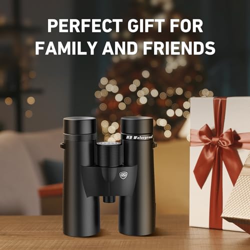 10x42 HD Binoculars for Adults with Phone Adapter and Tripod O5169
