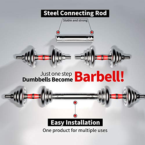 Adjustable Dumbbell Set with Carry Box for Home Gym Workout S420450