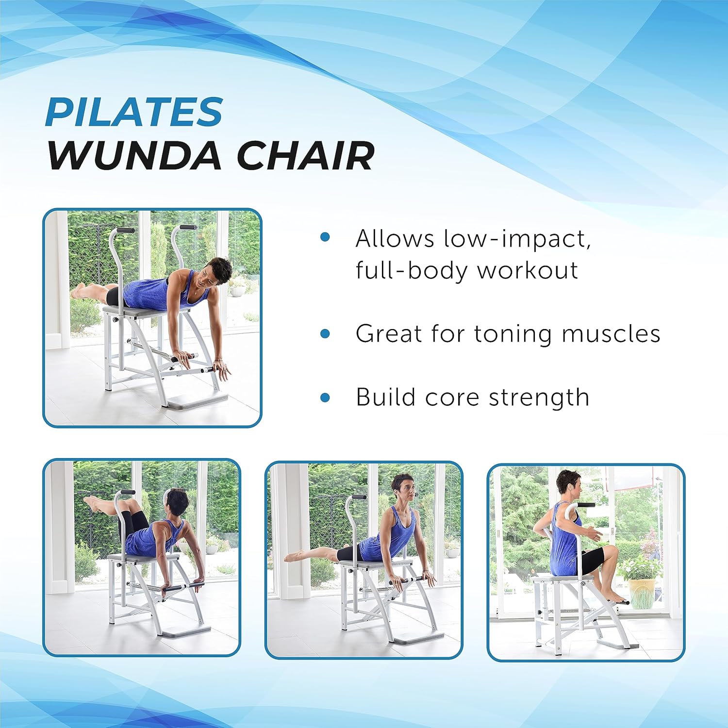 Pilates Wunda Chair for Home Gym X93848
