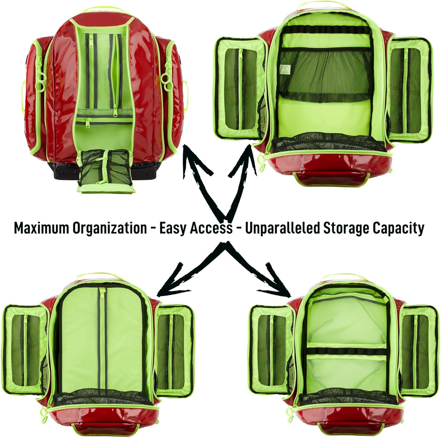 Medic Backpack Jump Bag for EMS, Firefighters, Police, and Trainers D897889