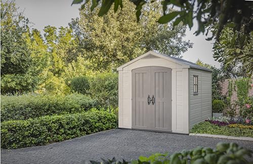Outdoor Resin Storage Shed for Patio Furniture and Yard Tools R685