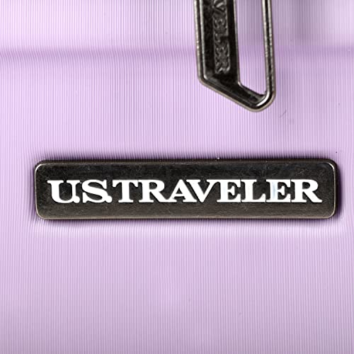 Polycarbonate Hardside Travel Suitcase with 8 Spinner Wheels, 2-Piece Set U845856