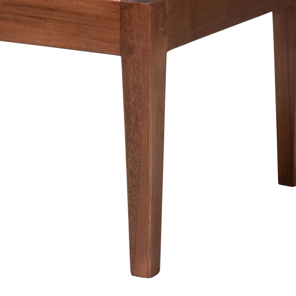 Boho Dining Nook Banquette Set, 2-Piece, Brown R6459