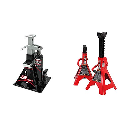Bottle Jack and Jack Stands in One, 6000 Pound All-in-One Car Lift S264808
