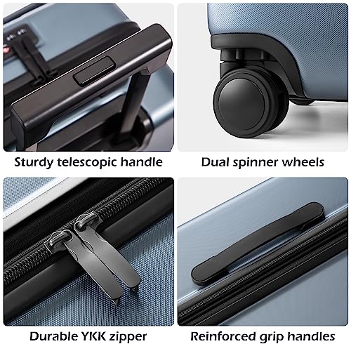 Carry-On Spinner Trolley with Pocket Compartment, 20in W357
