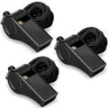 Whistle, 3 Packs Plastic Sports Whistles with Lanyard, Loud Crisp Sound Whistle Ideal for Coaches, Referees, and Officials