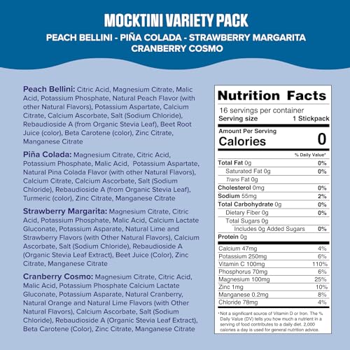 Daily Electrolyte Drink Mix Variety Pack, 20 Stickpacks, Sugar-Free Hydration Powder N32350