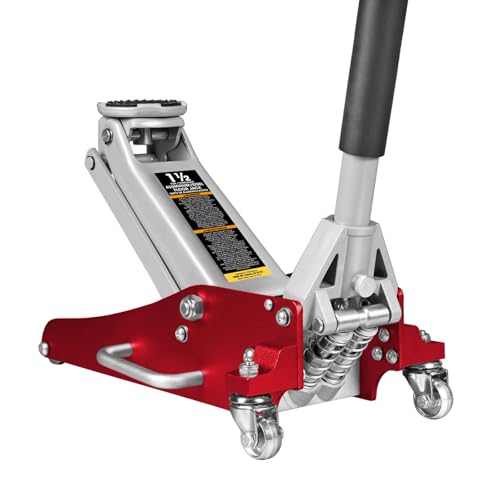 Hydraulic Low Profile Racing Floor Jack, 1.5 Ton Capacity E34626