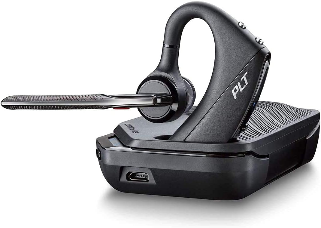 Bluetooth Single-Ear Headset with Noise Canceling for PC and Mac Q54788
