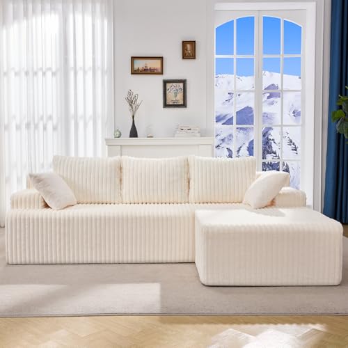 Modular L-Shape Sectional Sofa with Oversized Chaise A47792