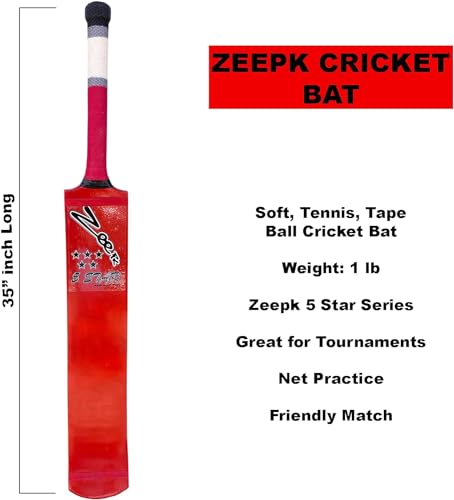 Tennis Tape Soft Ball Cricket Bat Full Size Kashmir Willow Handmade H79605