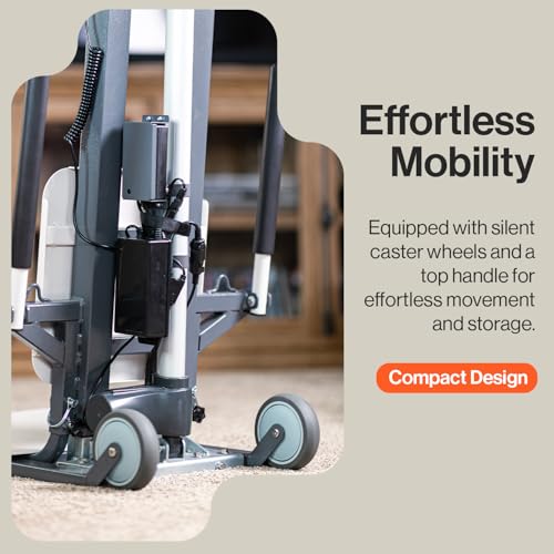 Electric Floor to Stand Lift - 500 Lbs Capacity, Standing Assistance, Portable, Adjustable Z146253