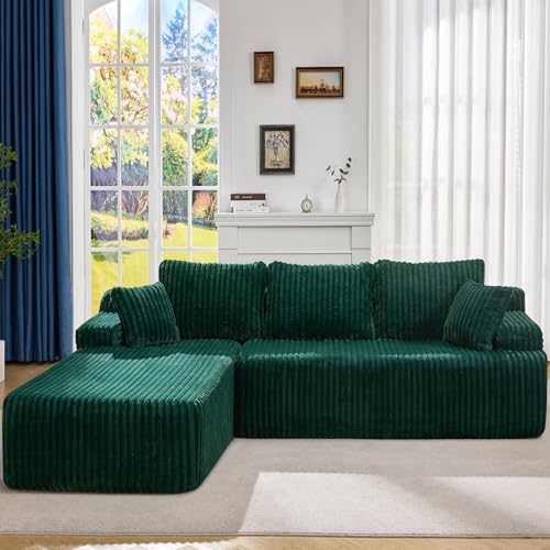 Modular L-Shape Sectional Sofa with Oversized Chaise A47792