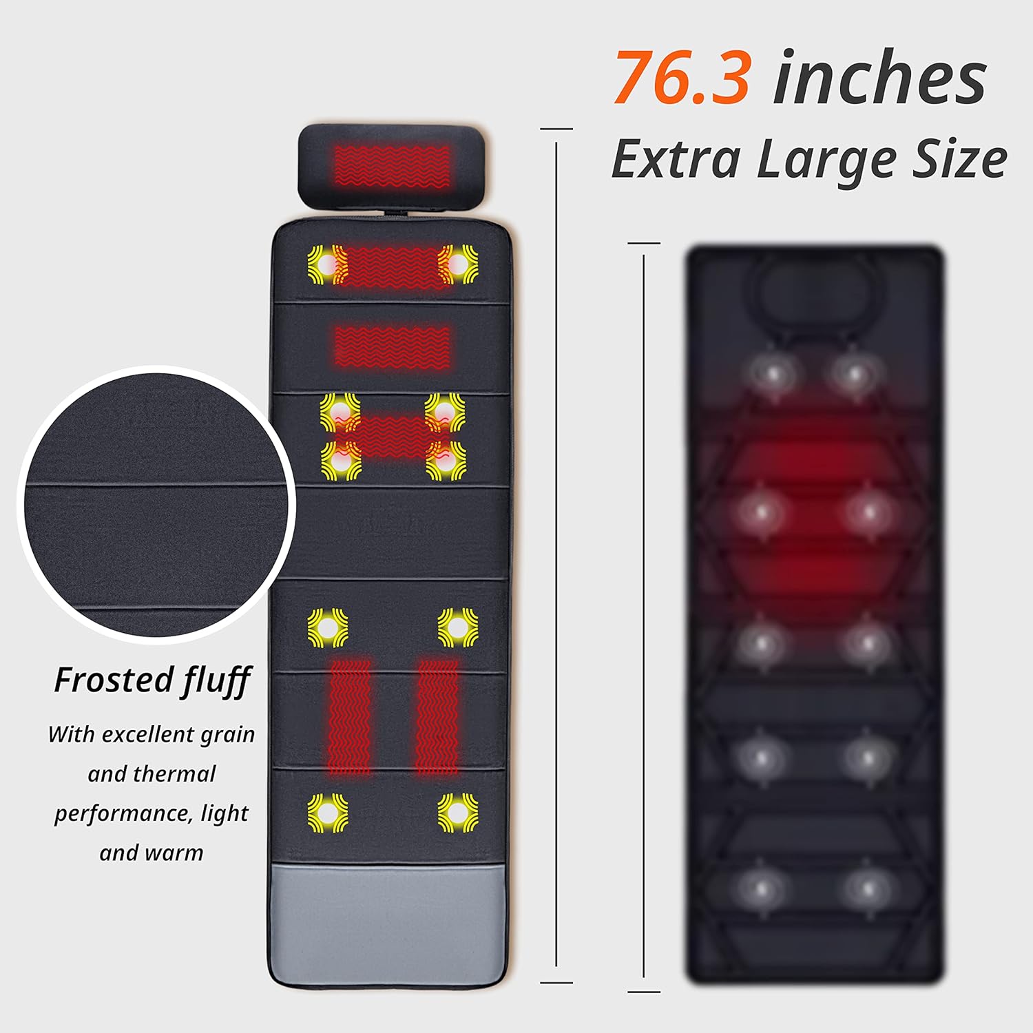 Full Body Massage Mat with Heat and Vibration M45647