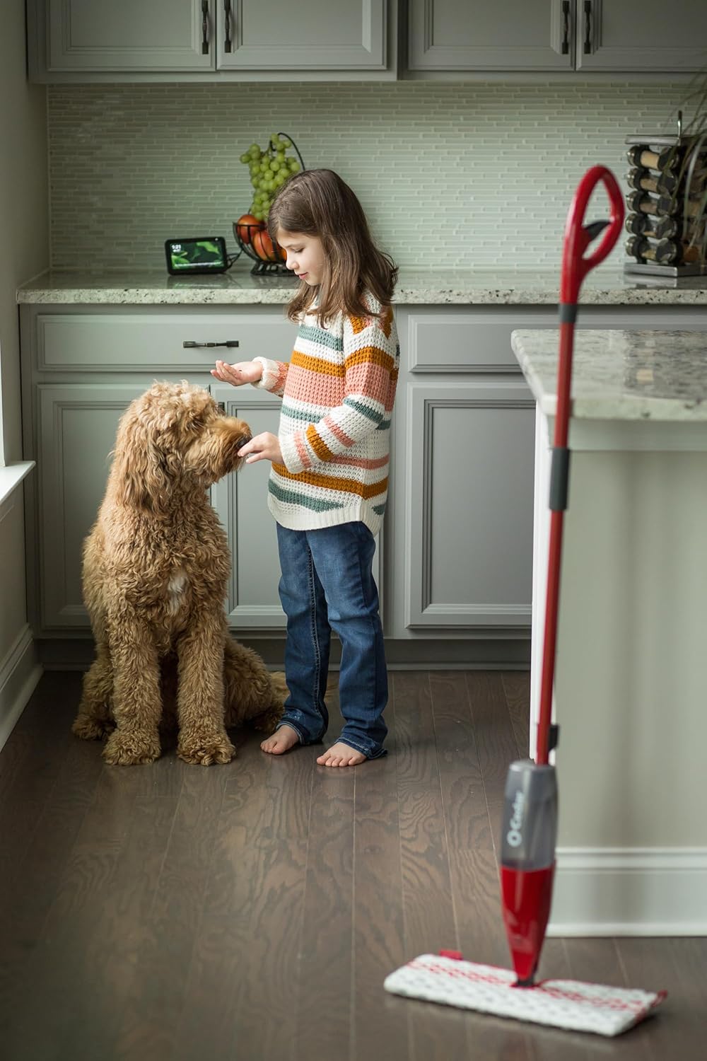 Microfiber Spray Mop with 4 Extra Refills F21225