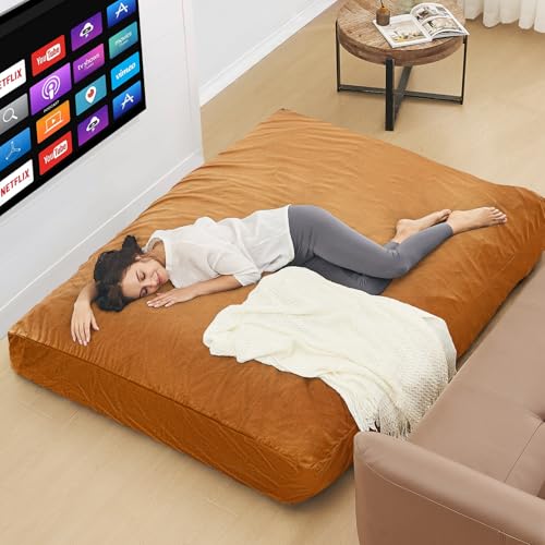 Giant Bean Bag Chair Convertible Bed with Microfiber Cover X2136