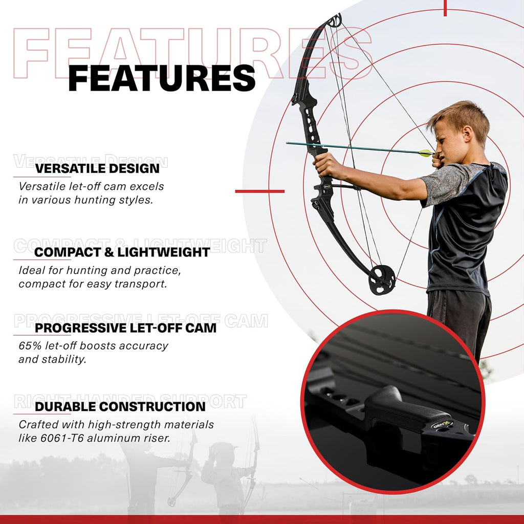 Compound Bow, Right Handed, Black J51840