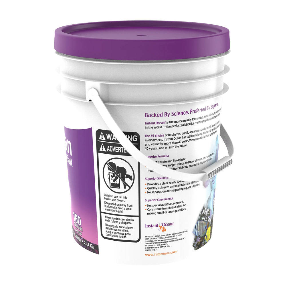 Marine Aquarium Sea Salt, Nitrate & Phosphate-Free, 160 gal C38164