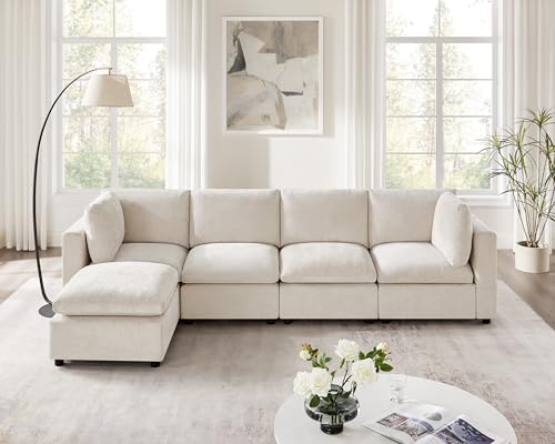 Modular Sectional Sofa with Ottoman for Small Apartments G42700