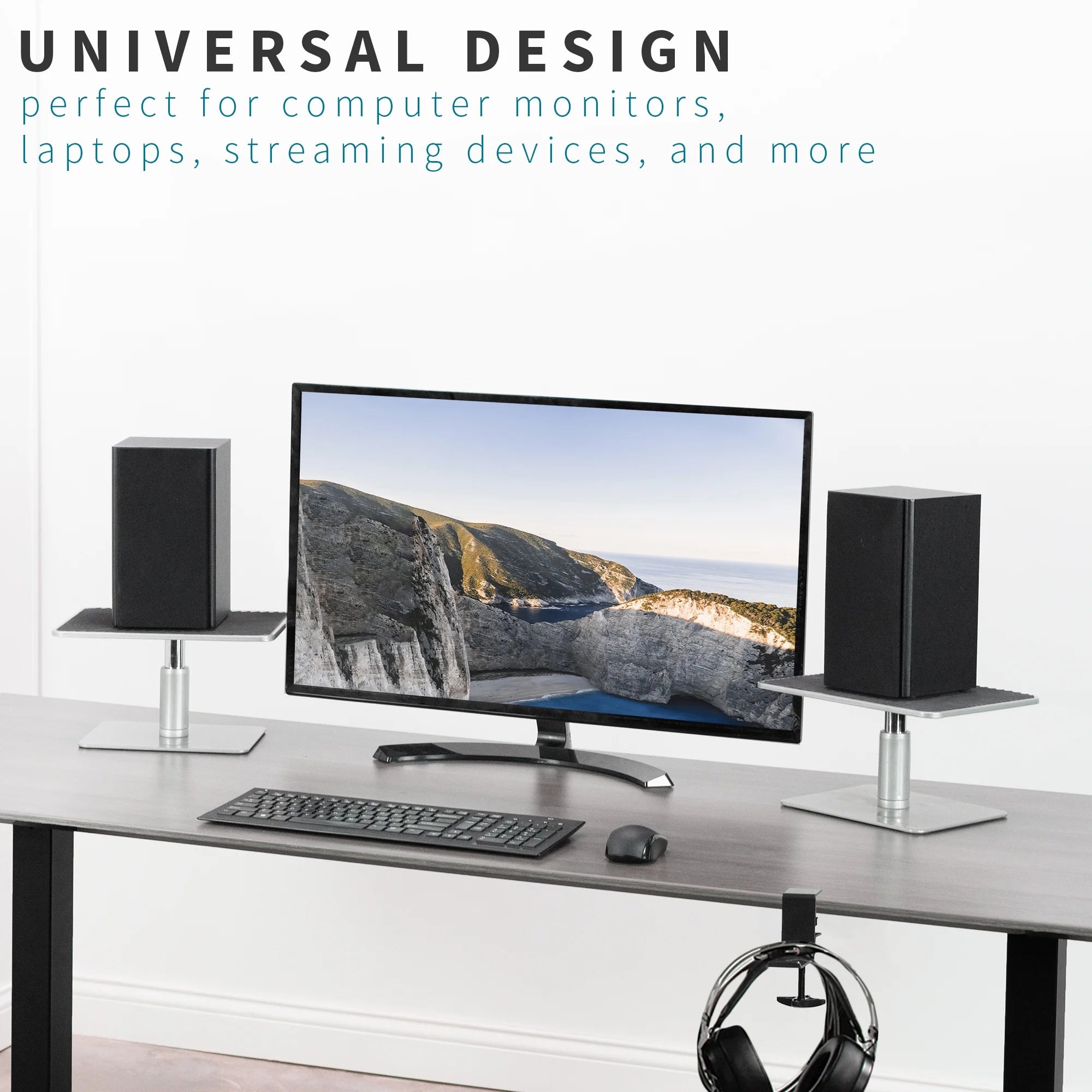 Adjustable Ergonomic Monitor and Laptop Riser Stand R52333
