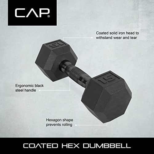 Coated Dumbbell Set, 50 lbs X23872