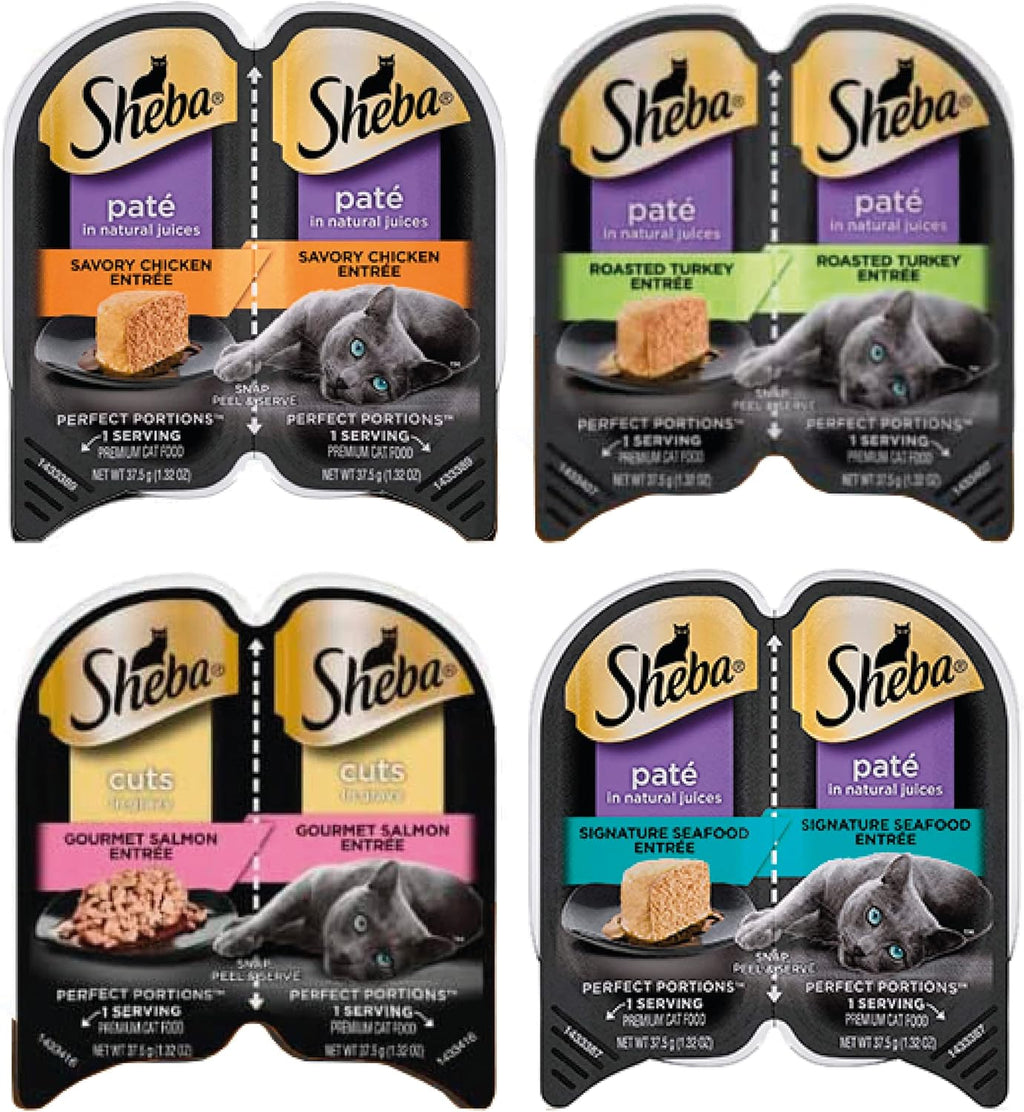 Pate Wet Cat Food Cuts in Gravy Variety Pack, 12 Packs E3691
