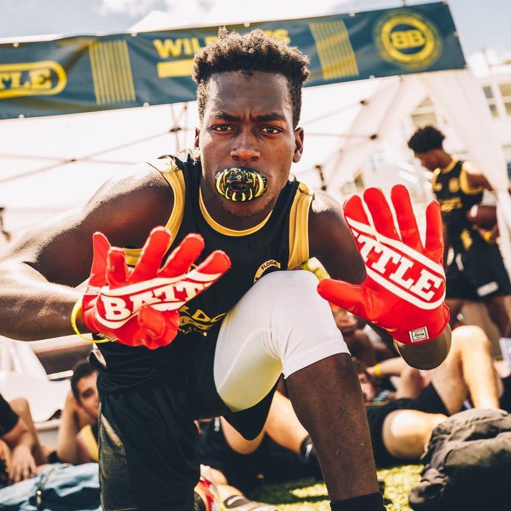 Wide Receiver Football Gloves for Adults and Youth B513