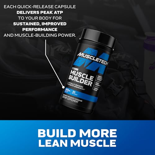 Nitric Oxide Supplement for Muscle Gain & Performance, 30 Capsules T89709