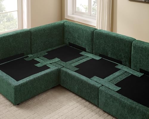 Modular Sectional Sofa with Ottoman for Small Apartments G42700