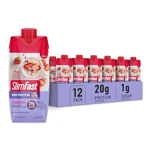 Protein Shake, Chocolate, 20g Protein, Meal Replacement, 12 Count B226310