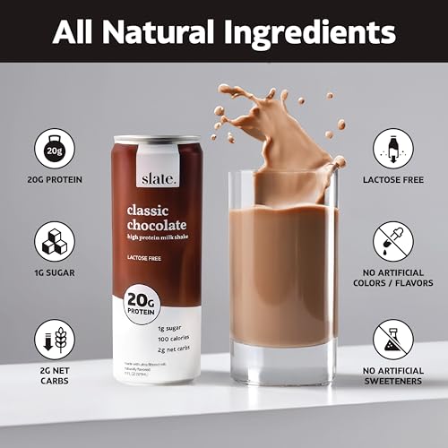 High Protein Milk Shake Dark Chocolate Lactose Free 11 fl oz B183540