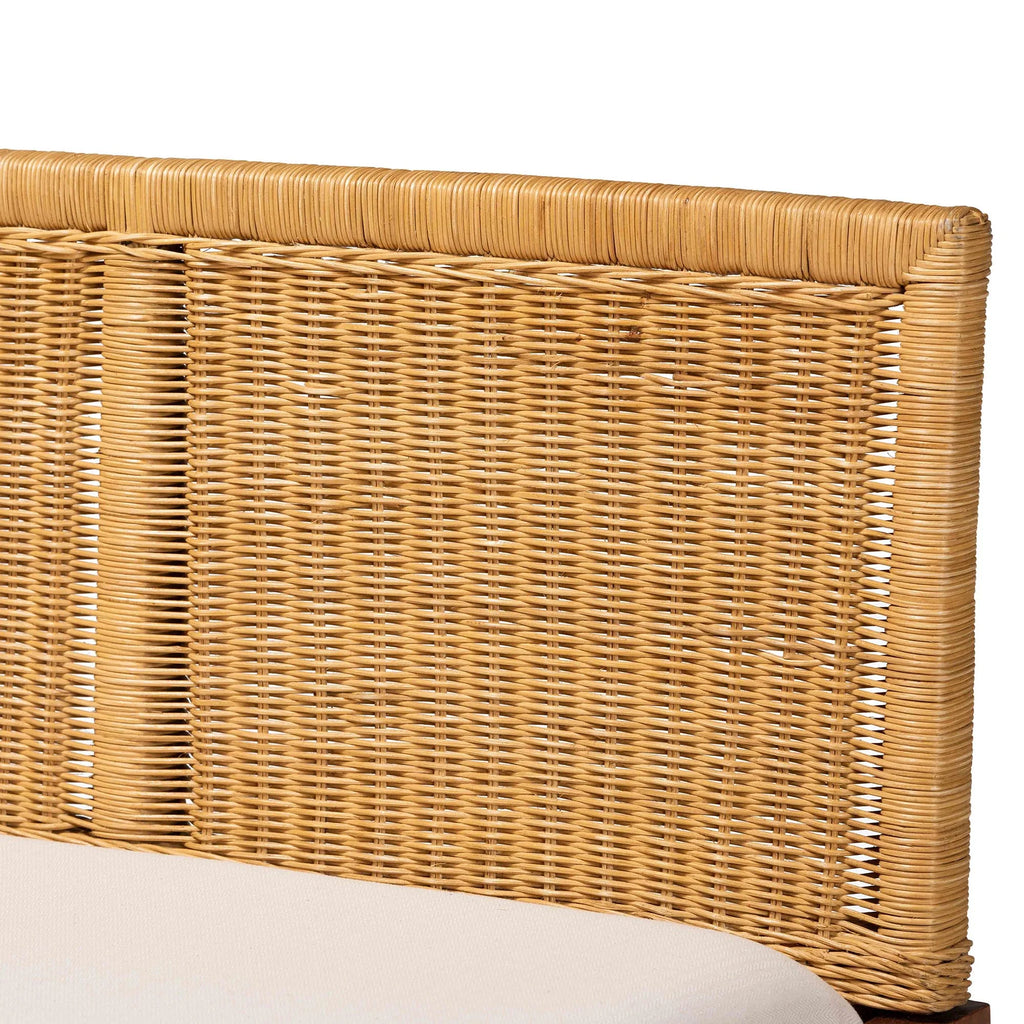 Boho Dining Nook Banquette Set, 2-Piece, Brown R6459