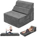 Folding Sofa Bed Convertible Sleeper Chair with Back Support I89003