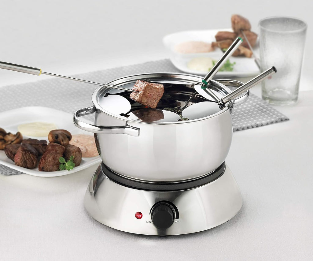 3-in-1 Electric Fondue Set, 81 Ounce, Silver W15391