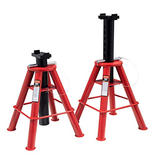 10-Ton Pin Type Jack Stands, Pair I9664