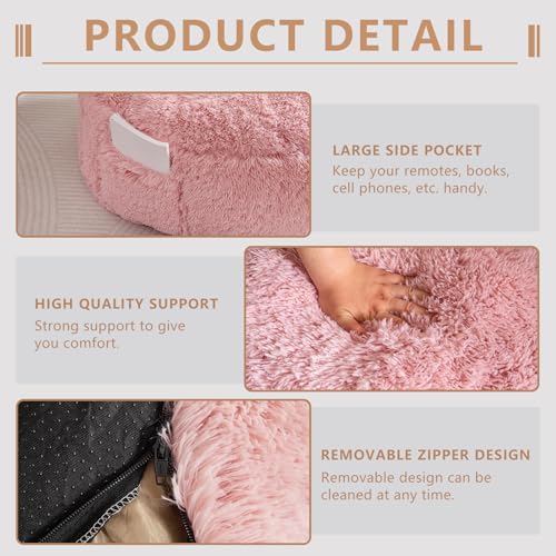 Giant Faux Fur Bean Bag Chair for Adults with Filler T74545