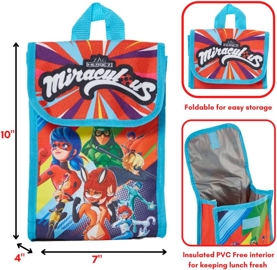 Girl Power Be Yourself Backpack Set for Girls, 16 inch with Lunch Bag & Pencil Case A29678