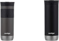 Contigo Byron Vacuum-Insulated Stainless Steel Travel Mug with Leak-Proof Lid & Huron Vacuum-Insulated Stainless Steel Travel Mug with Leak-Proof Lid