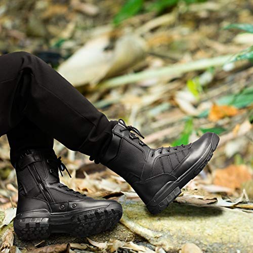 Men's Tactical Jungle Boots with Zipper S57307