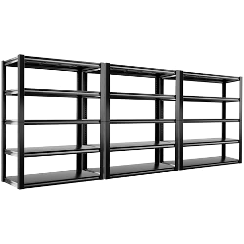 48" W Garage Shelving, Heavy Duty Adjustable Metal Storage Shelves N492