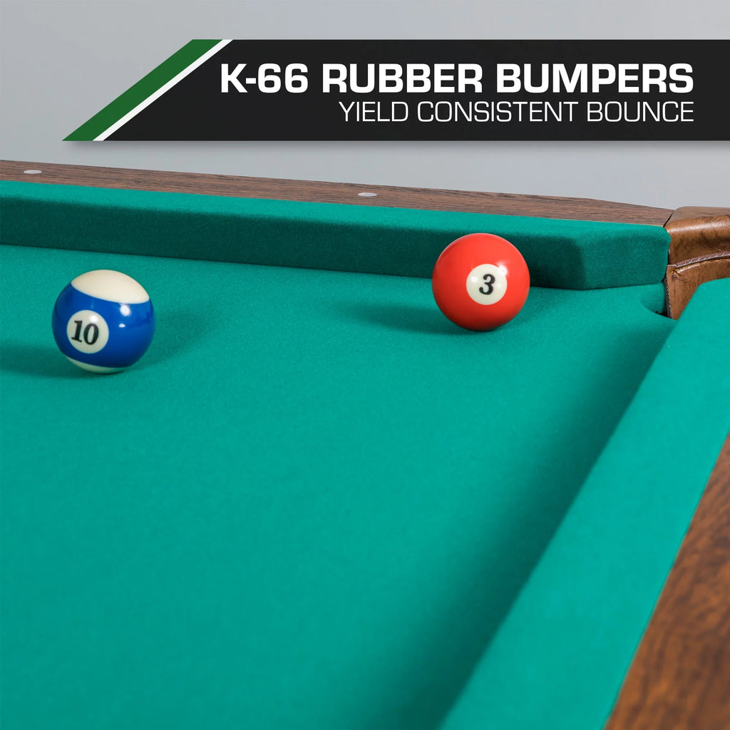 87" Billiard Pool Table in Green A99819