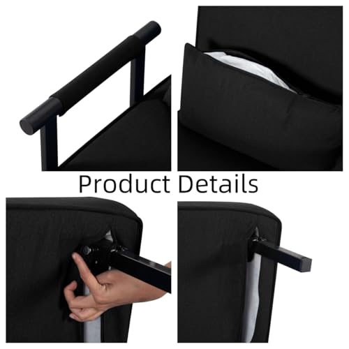 Sleeper Sofa Bed with Side Pocket, Convertible Futon Couch for Living Room X8857