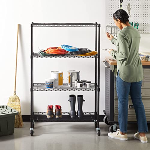 5-Shelf Adjustable Heavy Duty Steel Wire Storage Shelving Organizer, 36" L x 14" W x 72" H X6421