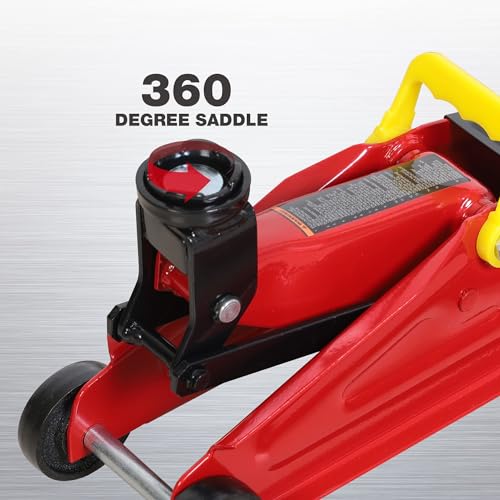 Hydraulic Trolley Floor Jack with Storage Case, 1.5 Ton Capacity G957043