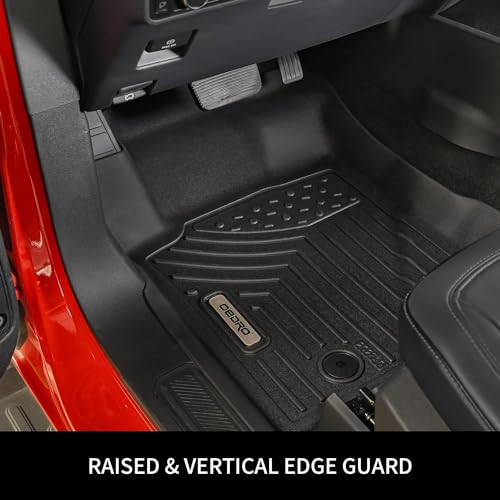 TPE Floor Mats for Toyota Camry 2024-2018, All Weather Full Set Front and Rear W496556